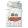 Duvet cover set HappyFriday Happynois Learning To Fly Multicolour Baby Crib 2 Pieces by HappyFriday, Quilts and quilt covers ...