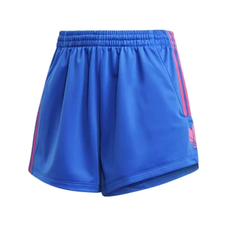 Pantalones Cortos Deportivos para Mujer Adidas Originals Adicolor 3D Trefoil Azul de Adidas, Mujer - Ref: S6496419, Precio: 2...