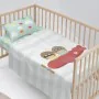 Set di Lenzuola HappyFriday Happynois Learning To Fly Multicolore Culla Neonato 2 Pezzi di HappyFriday, Biancheria da letto p...