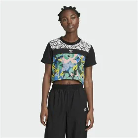 Women’s Short Sleeve T-Shirt Adidas Cropped Black (42) by Adidas, Women - Ref: S6496465, Price: 26,37 €, Discount: %