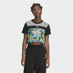 Maglia a Maniche Corte Donna Adidas Cropped Nero (42) di Adidas, Donna - Rif: S6496465, Prezzo: 26,37 €, Sconto: %