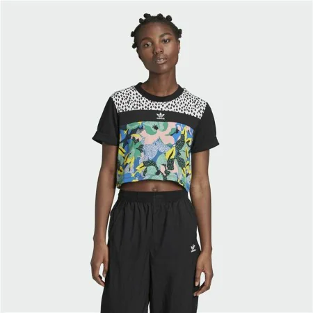 T-shirt à manches courtes femme Adidas Cropped Noir (42) de Adidas, Femme - Réf : S6496465, Prix : 26,37 €, Remise : %