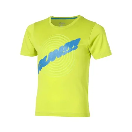 Camiseta de Manga Corta Infantil Asics Run Verde limón de Asics, Niño - Ref: S6496467, Precio: 18,36 €, Descuento: %