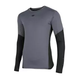 Men’s Long Sleeve T-Shirt 4F Dark grey by 4F, Men - Ref: S6496514, Price: 29,22 €, Discount: %