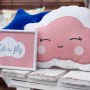 Cushion HappyFriday Happynois Multicolour Clouds 40 x 30 cm by HappyFriday, Back & Body Pillows - Ref: D1614536, Price: 9,29 ...