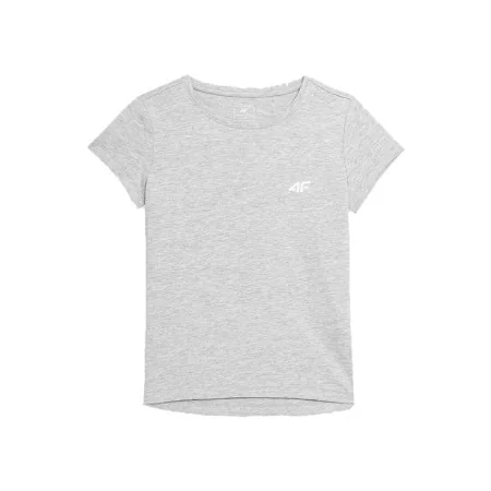 T shirt à manches courtes Enfant 4F JTSD001 Gris de 4F, Fille - Réf : S6496515, Prix : 7,57 €, Remise : %