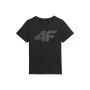 T shirt à manches courtes Enfant 4F Melange Noir de 4F, Garçon - Réf : S6496517, Prix : 8,18 €, Remise : %