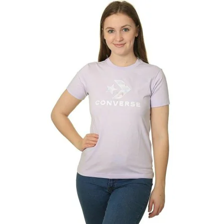 Women’s Short Sleeve T-Shirt Converse Seasonal Star Chevron Lavendar by Converse, Clothing - Ref: S6496919, Price: 20,88 €, D...