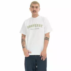 Camiseta de Manga Corta Hombre Converse Classic Fit All Star Single Screen Blanco de Converse, Hombre - Ref: S6496920, Precio...