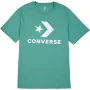 Camisola de Manga Curta Unissexo Converse Standard Fit Center Front Large Verde de Converse, Homem - Ref: S6496922, Preço: 18...