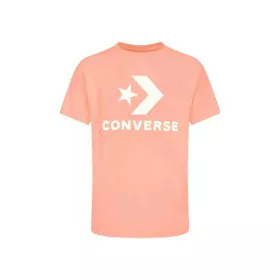 Camiseta de Manga Corta Unisex Converse Standard Fit Center Front Large Salmón de Converse, Hombre - Ref: S6497223, Precio: 1...