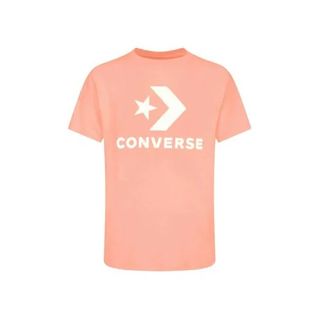 Camiseta de Manga Corta Unisex Converse Standard Fit Center Front Large Salmón de Converse, Hombre - Ref: S6497223, Precio: 1...