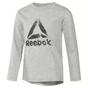 T-shirt à manches longues enfant Reebok Boys Training Essentials Gris clair de Reebok, Garçon - Réf : S6497224, Prix : 20,18 ...