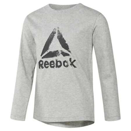 Jungen Langarm-T-Shirt Reebok Boys Training Essentials Hellgrau von Reebok, Junge - Ref: S6497224, Preis: 20,18 €, Rabatt: %