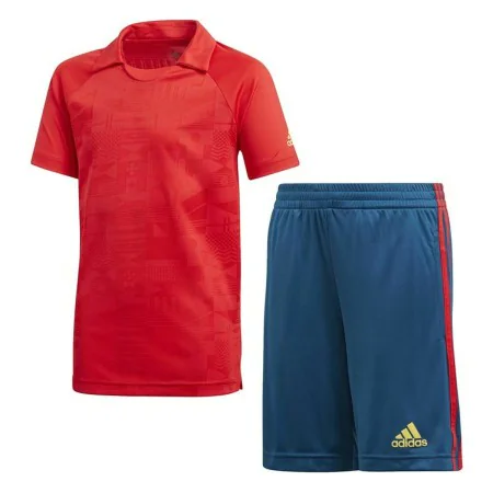 Fato de Treino Infantil Adidas Originals Azul Futebol Vermelho de Adidas, Menino - Ref: S6497298, Preço: 41,22 €, Desconto: %