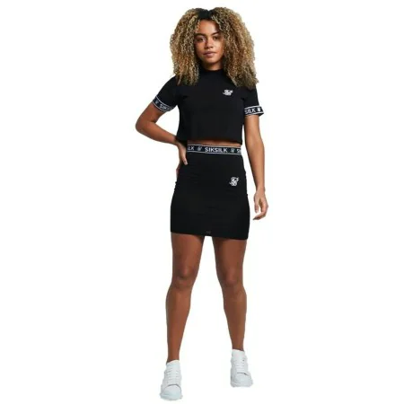 Tennis skirt SikSilk Elastic Black (36) by SikSilk, Women's Balls - Ref: S6497318, Price: 23,69 €, Discount: %