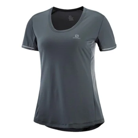 Maglia a Maniche Corte Donna Salomon Agile Grigio scuro di Salomon, Donna - Rif: S6497997, Prezzo: 30,76 €, Sconto: %