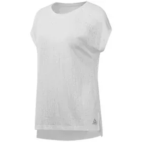 Maillot de Corps sans Manches pour Femme Reebok Burnout Blanc de Reebok, Femme - Réf : S6498001, Prix : 29,19 €, Remise : %