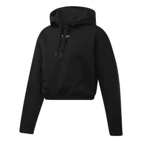 Sudadera con Capucha Mujer Reebok Sportswear Cropped Negro de Reebok, Mujer - Ref: S6498008, Precio: 33,60 €, Descuento: %