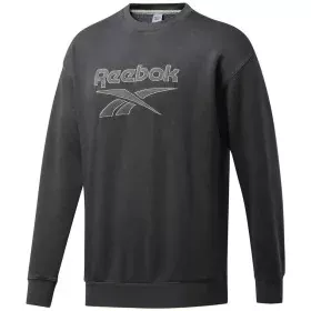 Felpa senza Cappuccio Uomo Reebok Classics Premium Grigio scuro di Reebok, Uomo - Rif: S6498010, Prezzo: 53,60 €, Sconto: %