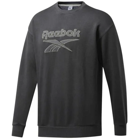 Felpa senza Cappuccio Uomo Reebok Classics Premium Grigio scuro di Reebok, Uomo - Rif: S6498010, Prezzo: 53,60 €, Sconto: %