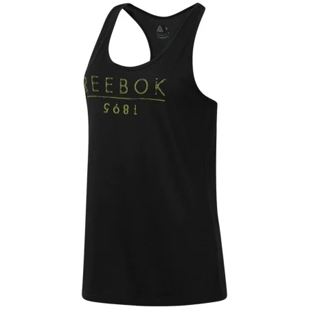 Maillot de Corps sans Manches pour Femme Reebok 1895 Race Noir de Reebok, Femme - Réf : S6498030, Prix : 18,38 €, Remise : %