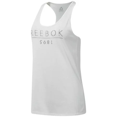 Women's Sleeveless T-shirt Reebok 1895 Race White by Reebok, Women - Ref: S6498031, Price: 18,38 €, Discount: %