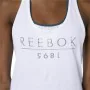 T-Shirt para Mulher sem Mangas Reebok 1895 Race Branco de Reebok, Mulher - Ref: S6498031, Preço: 18,38 €, Desconto: %