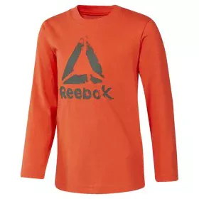 T-shirt à manches longues enfant Reebok Boys Training Essentials Orange de Reebok, Garçon - Réf : S6498033, Prix : 18,38 €, R...