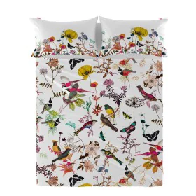 Lenzuolo Superiore HappyFriday Birds of paradise Multicolore 160 x 270 cm di HappyFriday, Lenzuola e federe per cuscino - Rif...