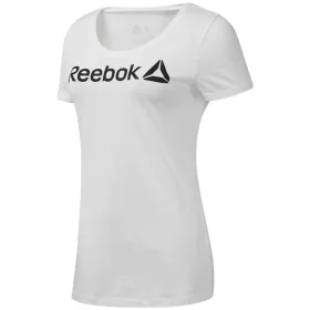 Damen Kurzarm-T-Shirt Reebok Scoop Neck Weiß von Reebok, Damen - Ref: S6498151, Preis: 19,35 €, Rabatt: %