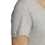 Camiseta de Manga Corta Mujer Adidas Linear Gris claro de Adidas, Mujer - Ref: S6498154, Precio: 18,38 €, Descuento: %