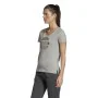 Camiseta de Manga Corta Mujer Adidas Linear Gris claro de Adidas, Mujer - Ref: S6498154, Precio: 18,38 €, Descuento: %