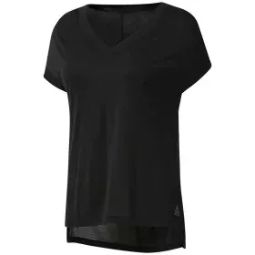 Camisola de Manga Curta Mulher Reebok Wor Supremium Detail Preto de Reebok, Mulher - Ref: S6498155, Preço: 20,84 €, Desconto: %