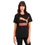 Camisola de Manga Curta Mulher Puma Classics Logo Tee Preto de Puma, Mulher - Ref: S6498163, Preço: 23,38 €, Desconto: %