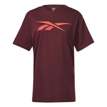 Maglia a Maniche Corte Uomo Reebok RI Logo Rosso Granato di Reebok, Uomo - Rif: S6498164, Prezzo: 19,35 €, Sconto: %