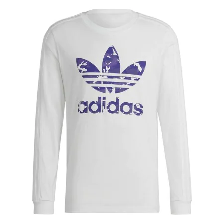 Camisola de Manga Comprida Homem Adidas Originals Camo STR Branco de Adidas, Homem - Ref: S6498166, Preço: 36,89 €, Desconto: %