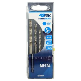 Satz Bohrer Ferrestock 2, 3, 4, 5, 6 mm Metall Sechseckig von Ferrestock, Bohrersets - Ref: S6500586, Preis: 6,16 €, Rabatt: %