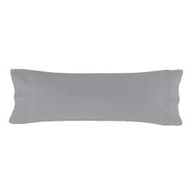 Federa HappyFriday BASIC Grigio 45 x 155 cm di HappyFriday, Lenzuola e federe per cuscino - Rif: D1614684, Prezzo: 10,31 €, S...