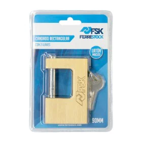 Cadeado com chave Ferrestock 90 mm de Ferrestock, Cadeados com chave - Ref: S6500951, Preço: 17,07 €, Desconto: %