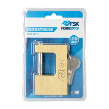 Key padlock Ferrestock 90 mm by Ferrestock, Keyed Padlocks - Ref: S6500951, Price: 16,40 €, Discount: %