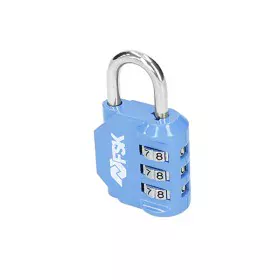 Combination padlock Ferrestock Blue 30 mm (23 mm) by Ferrestock, Keyed Padlocks - Ref: S6500955, Price: 5,29 €, Discount: %