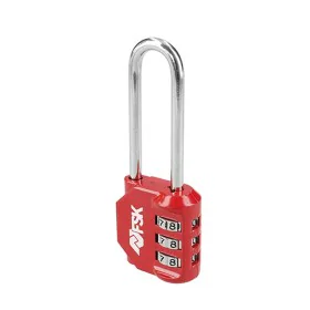 Serrure à combinaison Ferrestock Rouge (53 mm) de Ferrestock, Cadenas à combinaison - Réf : S6500961, Prix : 5,49 €, Remise : %