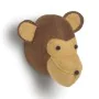 Wall Decoration HappyFriday Basic Kids Multicolour 18 x 18 x 18 cm Monkey by HappyFriday, Wall Décor - Ref: D1614703, Price: ...