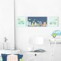 Toile HappyFriday Moshi Moshi Holidays Multicouleur 27 x 54 cm de HappyFriday, Impressions sur toile - Réf : D1614718, Prix :...