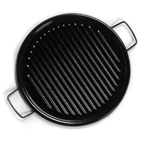 Griglia Vaello Acciaio Smaltato Ø 46 cm Nero di Vaello, Padelle grill - Rif: S6501222, Prezzo: 19,48 €, Sconto: %