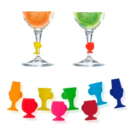 Marqueur de coupe Vin Bouquet 8 pcs de Vin Bouquet, Marque-verres - Réf : S6501279, Prix : 6,95 €, Remise : %