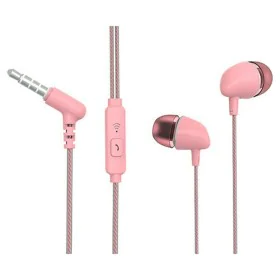 Casques avec Microphone TM Electron Rose de TM Electron, Écouteurs et accessoires - Réf : S6501795, Prix : 6,98 €, Remise : %