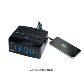 Rádio Despertador LED PLL FM 0,5 W de TM Electron, Rádios-despertadores - Ref: S6501803, Preço: 19,48 €, Desconto: %