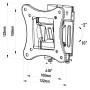 Soporte TV TM Electron 15 kg 10"-24" de TM Electron, Mesas y soportes para TV - Ref: S6501878, Precio: 8,88 €, Descuento: %